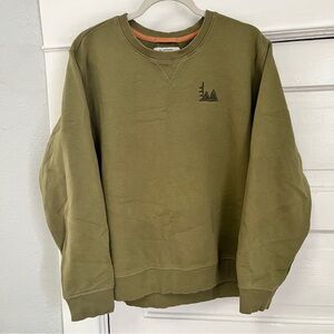 REI Olive Crewneck Sweater